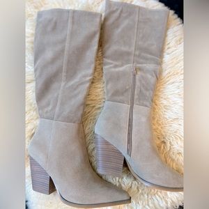 Taupe Boots (size 7.5)